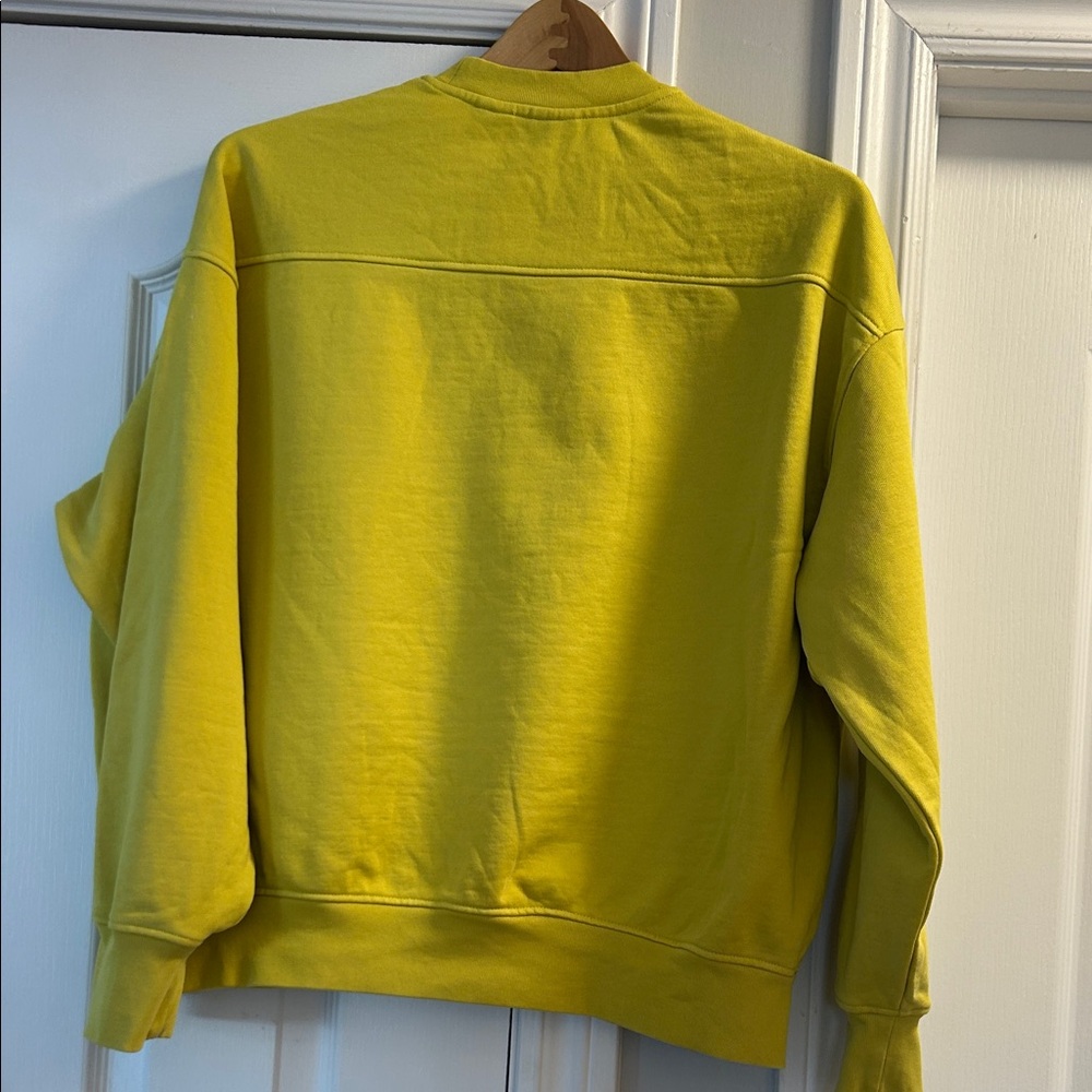 Levi's Men's Bright Yellow Crewneck Sweater - Picture 2 of 6